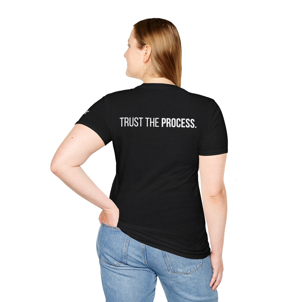 The ABUNDANCE Club AU - GYM VIBES Collection - Obsidian - "TRUST THE PROCESS" - Unisex Tee
