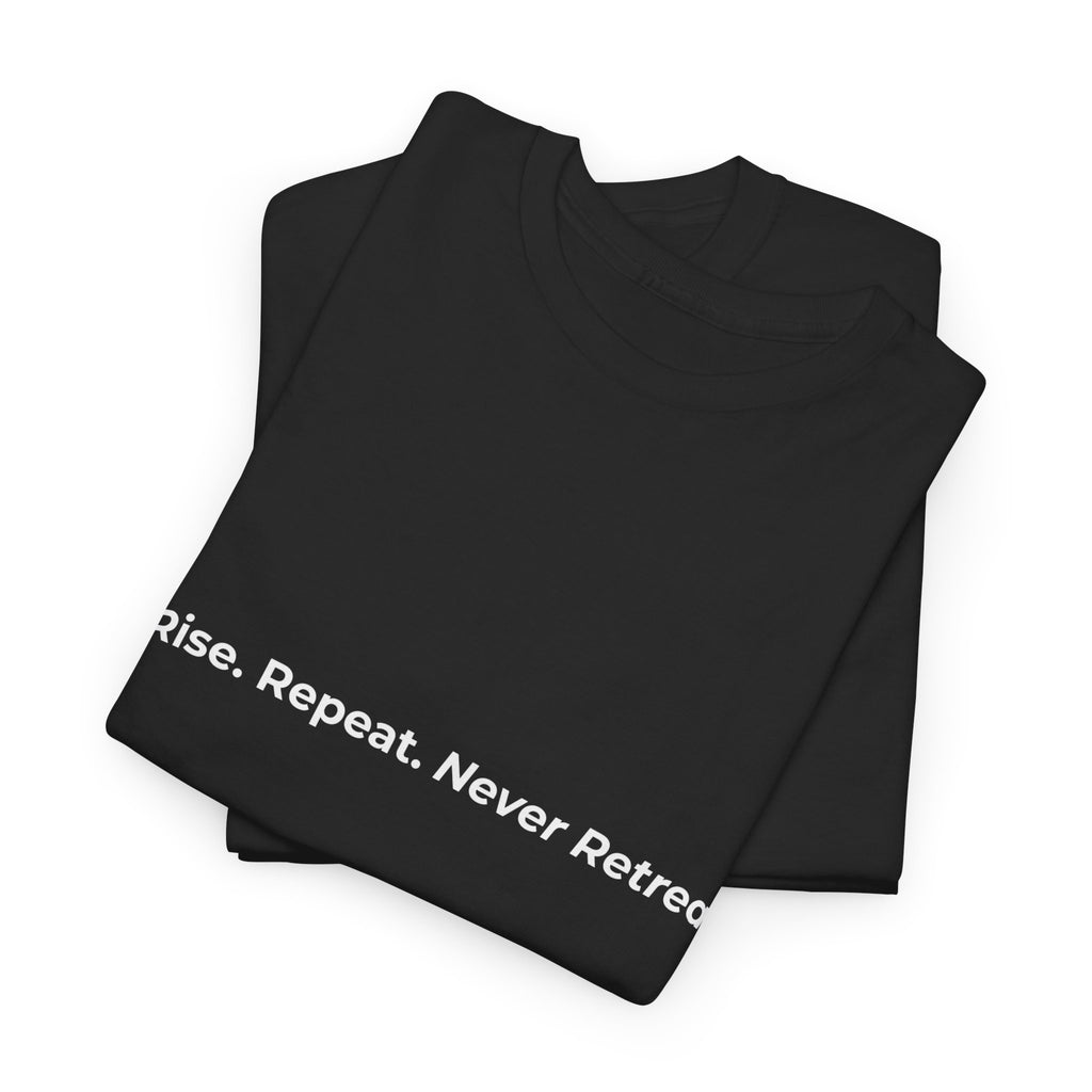 The ABUNDANCE Club AU - MINIMALIST COLLECTION - Rise. Repeat. Never Retreat - Unisex Tee