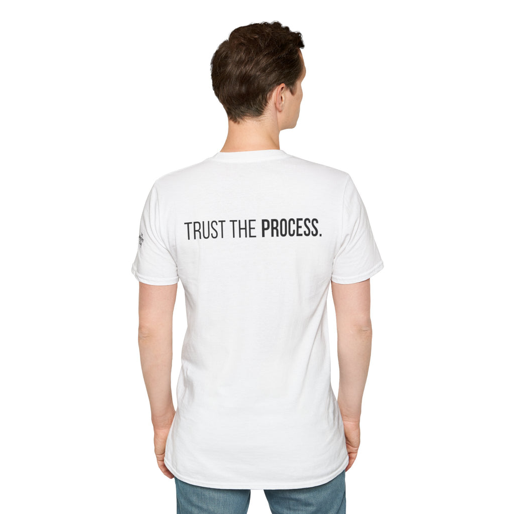 The ABUNDANCE Club AU – GYM VIBES Collection - Snow - “TRUST THE PROCESS” - Unisex Tee