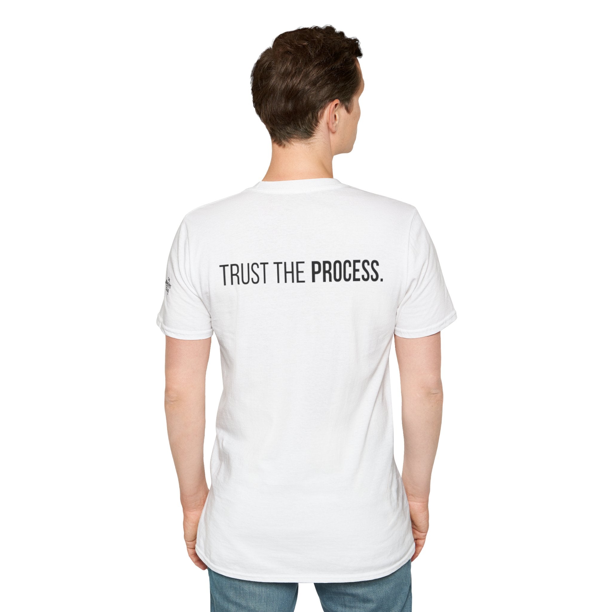 The ABUNDANCE Club AU – GYM VIBES Collection - Snow - “TRUST THE PROCESS” - Unisex Tee