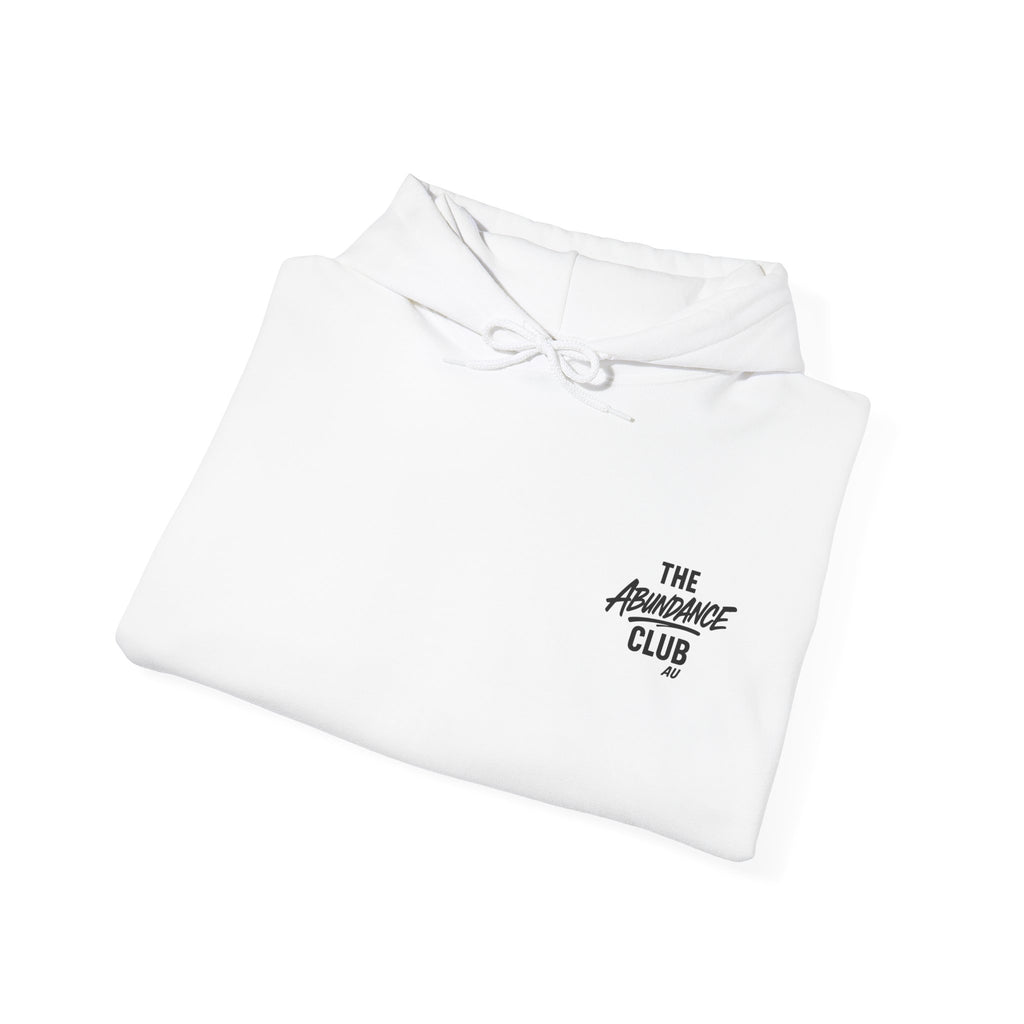 The ABUNDANCE Club AU - GYM VIBES Collection – Snow-  “TRUST THE PROCESS” Unisex Hoodie
