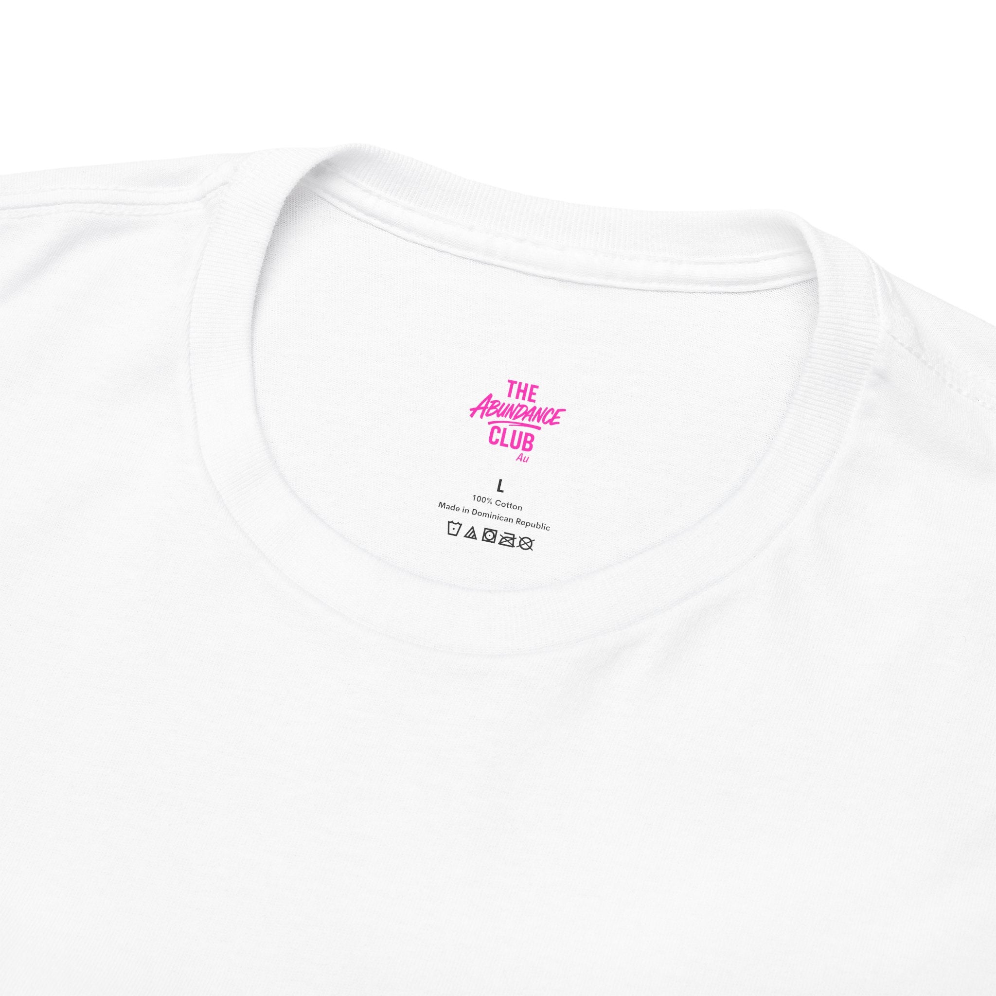 The Abundance Club AU – NEON COLLECTION - Pink Frequency – Vibe Tee
