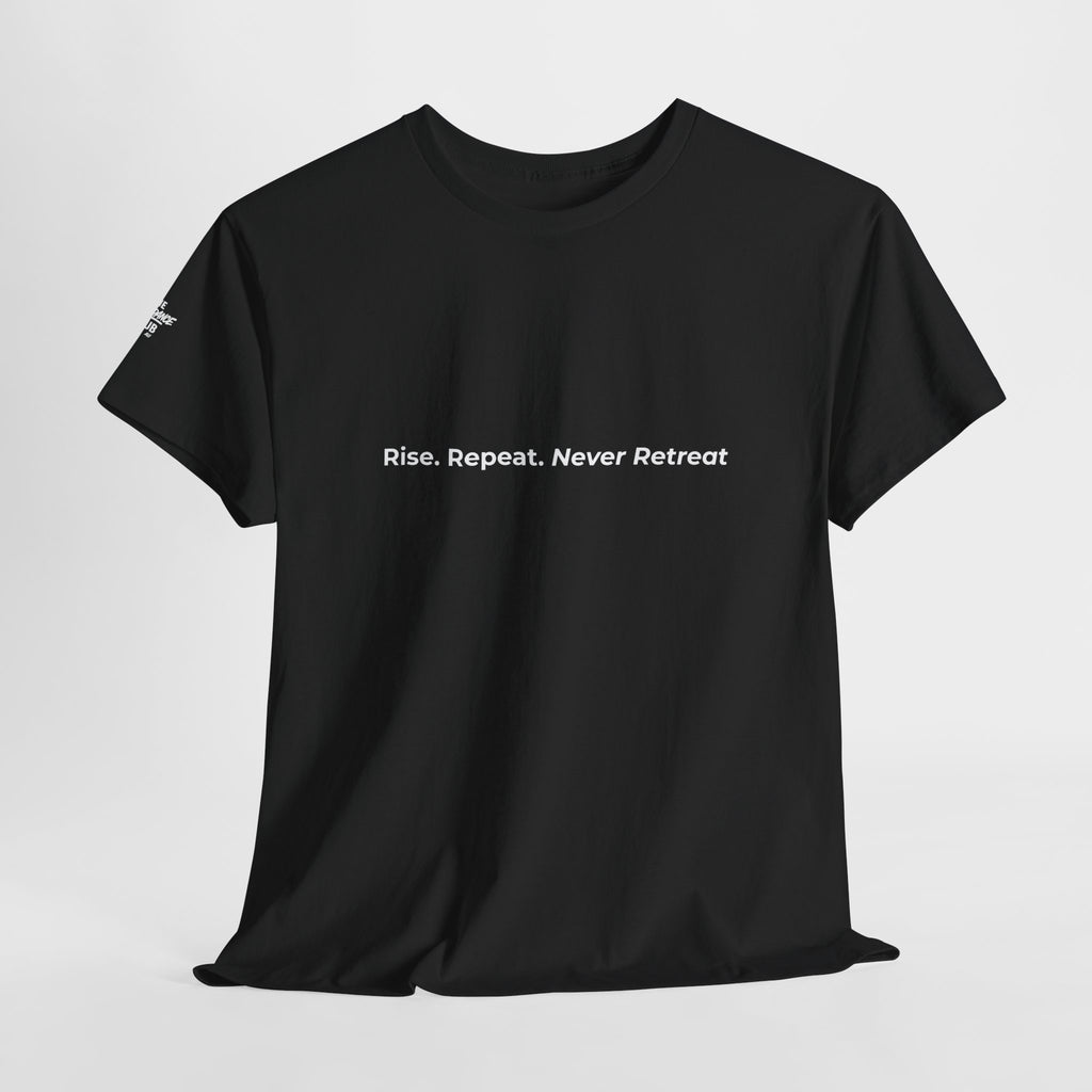 The ABUNDANCE Club AU - MINIMALIST COLLECTION - Rise. Repeat. Never Retreat - Unisex Tee