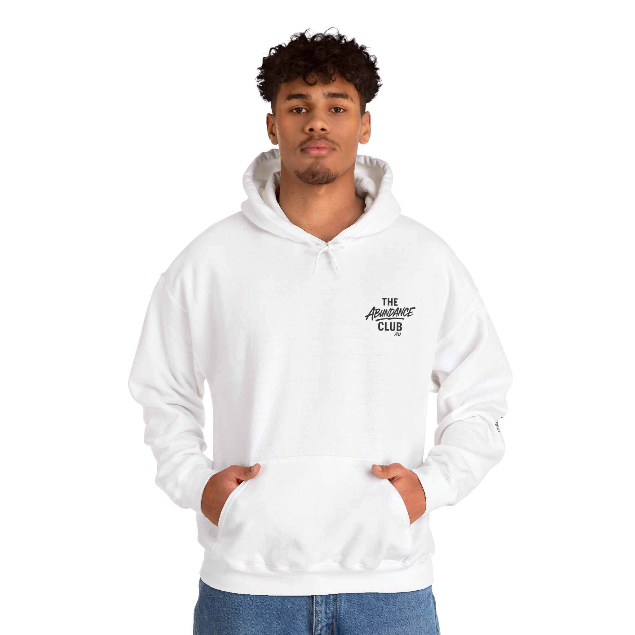 The ABUNDANCE Club AU - GYM VIBES Collection – Snow-  “TRUST THE PROCESS” Unisex Hoodie