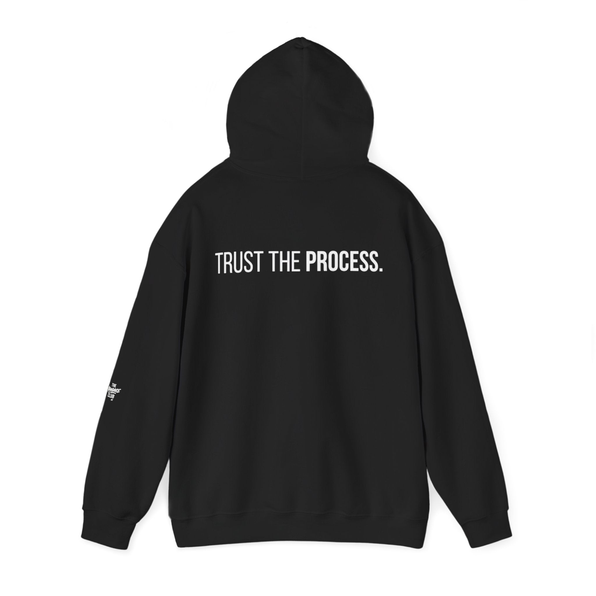 The ABUNDANCE Club AU - GYM VIBES Collection – Obsidian “TRUST THE PROCESS” Unisex Hoodie