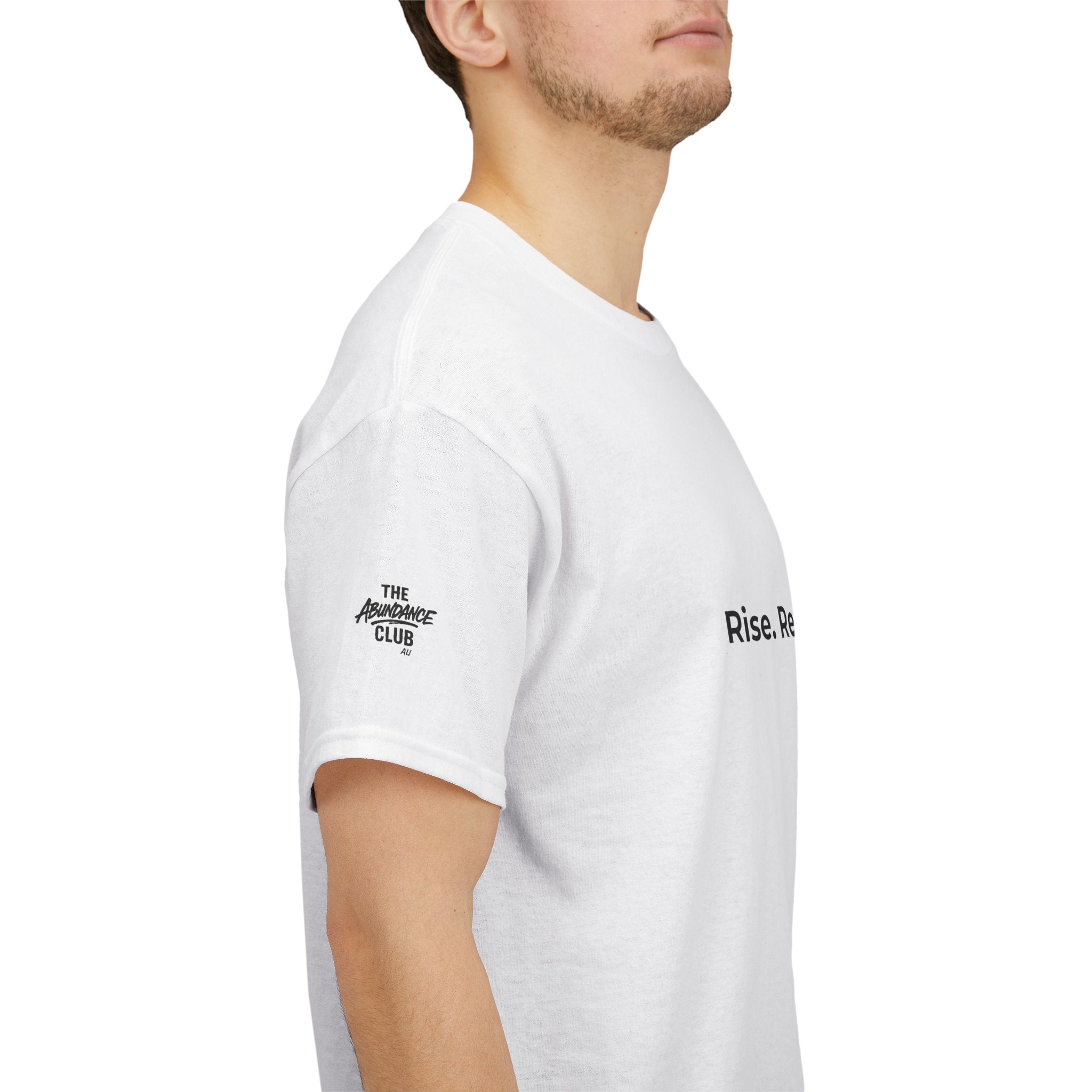 The ABUNDANCE Club AU - MINIMALIST COLLECTION - Rise. Repeat. Never Retreat - Unisex Tee