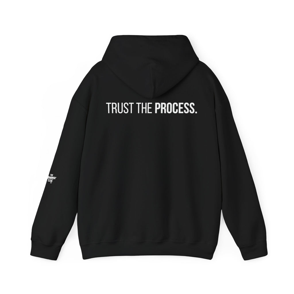 The ABUNDANCE Club AU - GYM VIBES Collection – Obsidian “TRUST THE PROCESS” Unisex Hoodie