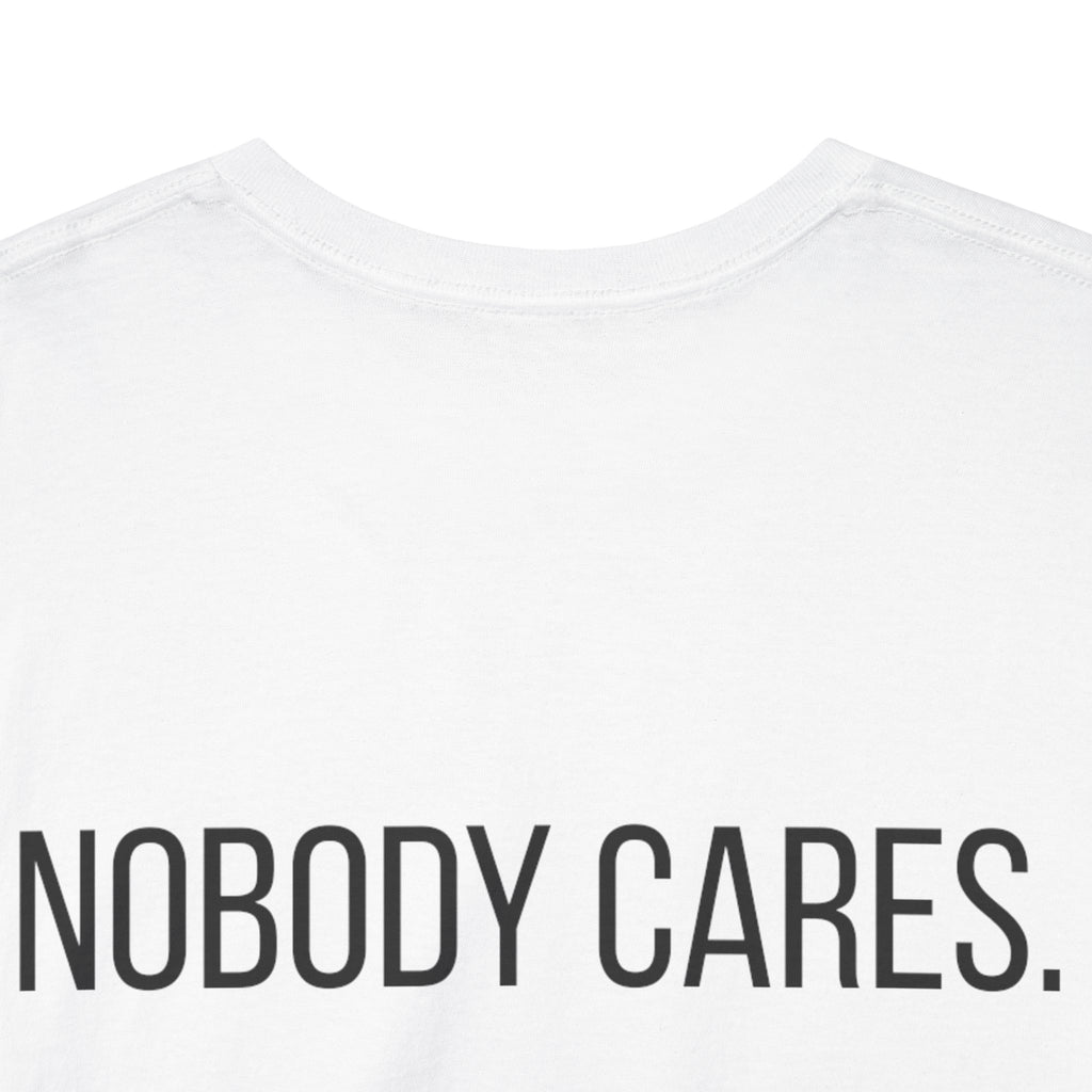 The ABUNDANCE Club AU - GYM VIBES COLLECTION "NOBODY CARES WORK HARDER" - Snow- Unisex Tee