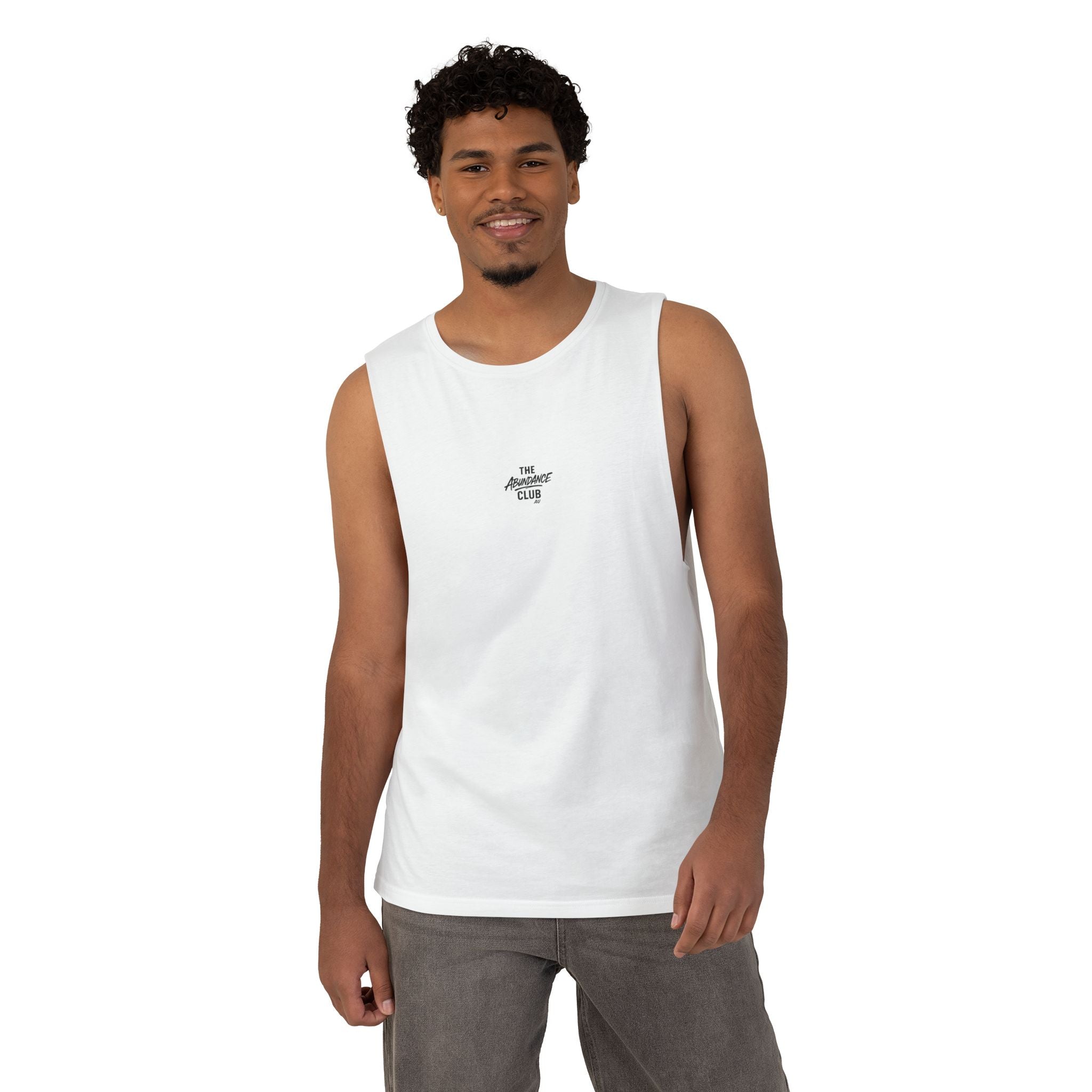 The ABUNDANCE Club AU - MINIMALIST COLLECTION - Monochrome - Unisex Muscle Tee