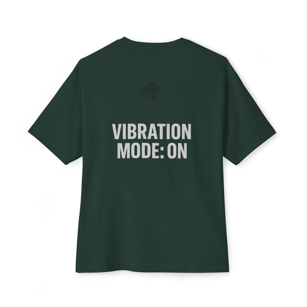 The ABUNDANCE Club AU – GYM VIBES Collection “VIBRATION MODE: ON” Unisex Tee – Rose Quartz Edition