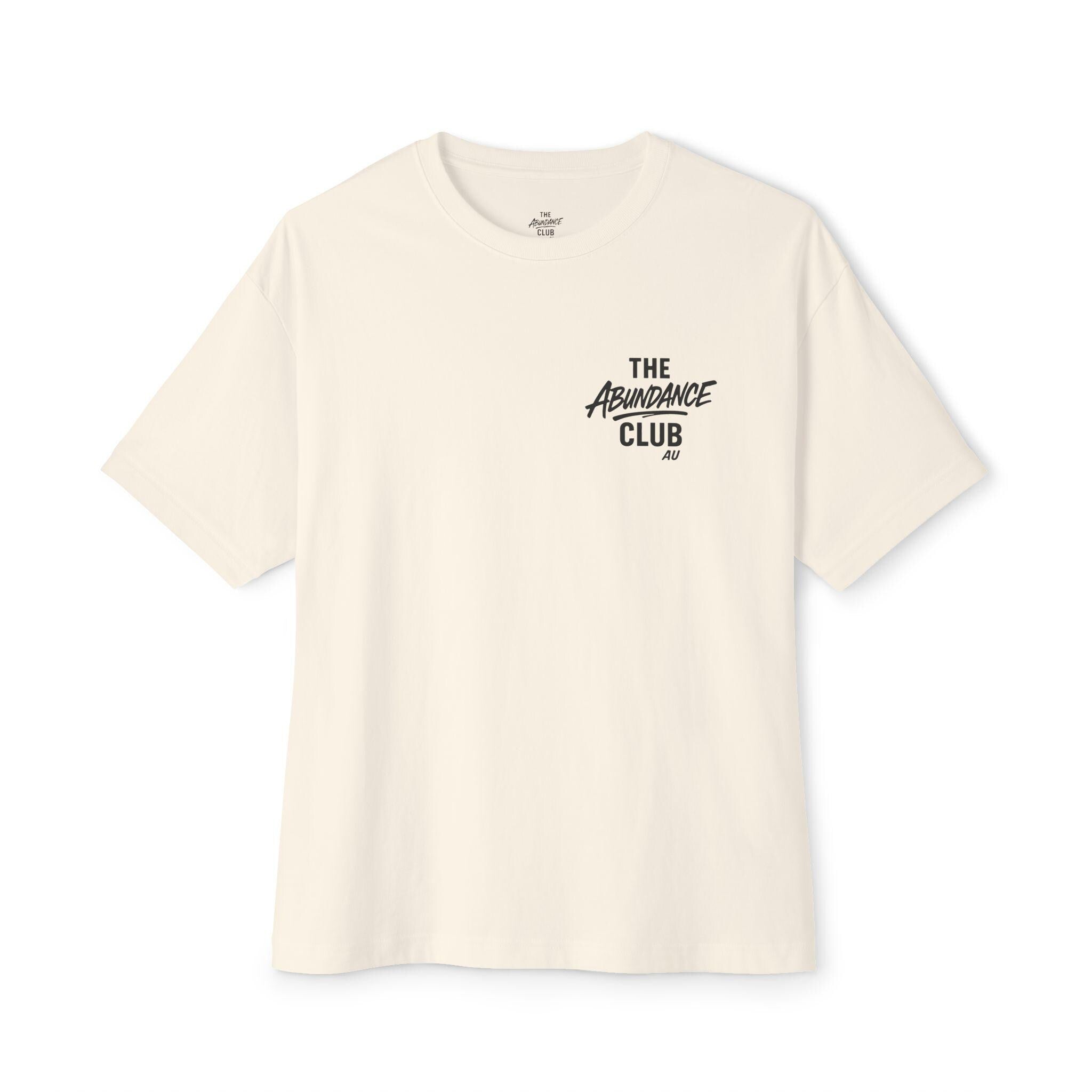 The ABUNDANCE Club AU – GYM VIBES Collection “VIBRATION MODE: ON” Unisex Tee – Rose Quartz Edition